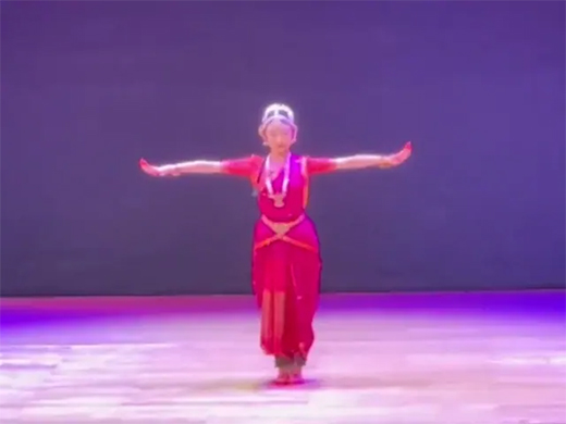 China- Bharatnatyam dance